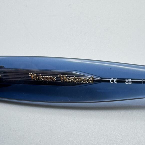 Vivienne Westwood Sunglasses Cary VW5026 602 Blue Colorway Rectangle Frame 51mm